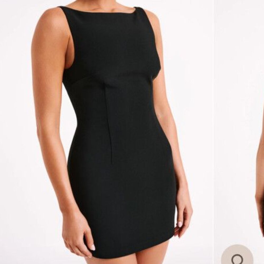 MESHKI Black Mini Dress